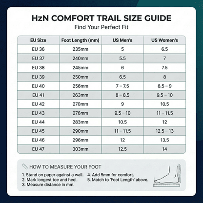 HzN Orthopedic Shoes 4.0 | Lightweight arch-support walking shoes