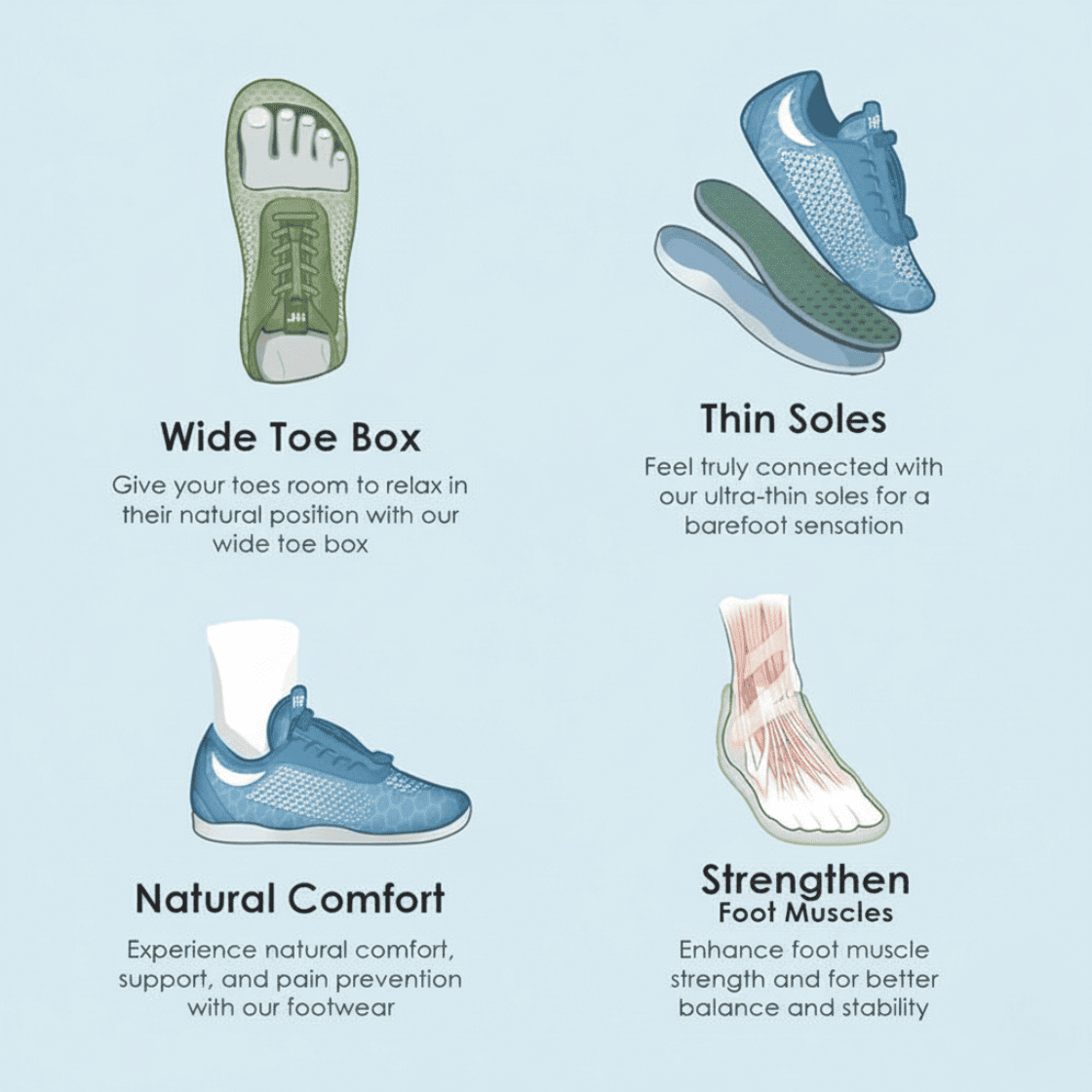 HzN Barefoot Shoes