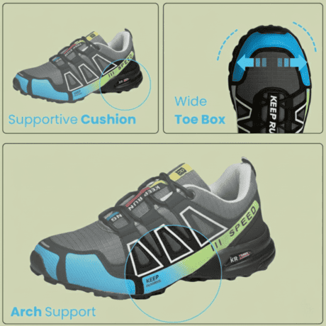 HzN Orthopedic Shoes 4.0 | Lightweight arch-support walking shoes