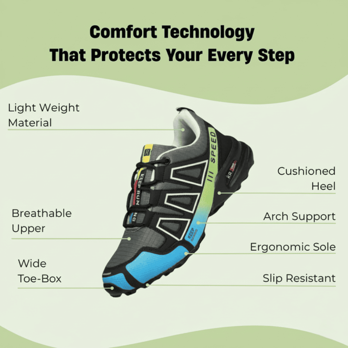 HzN Orthopedic Shoes 2.0 | Lightweight arch-support walking shoes