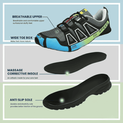 HzN Orthopedic Shoes 4.0 | Lightweight arch-support walking shoes