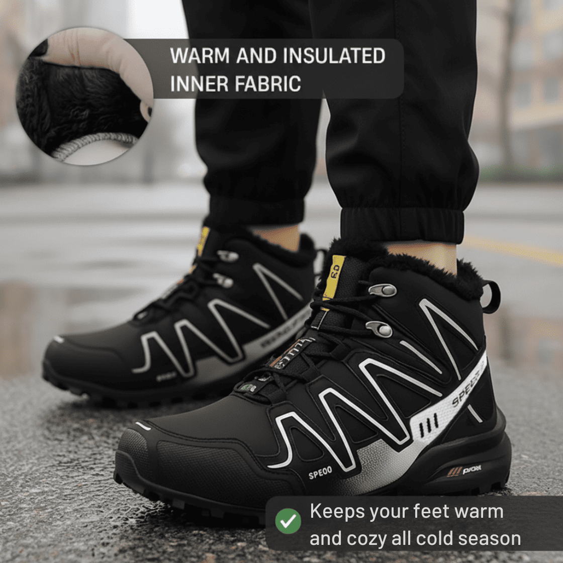 HzN Orthopedic Boots | Warm, arch-support boots with strong grip